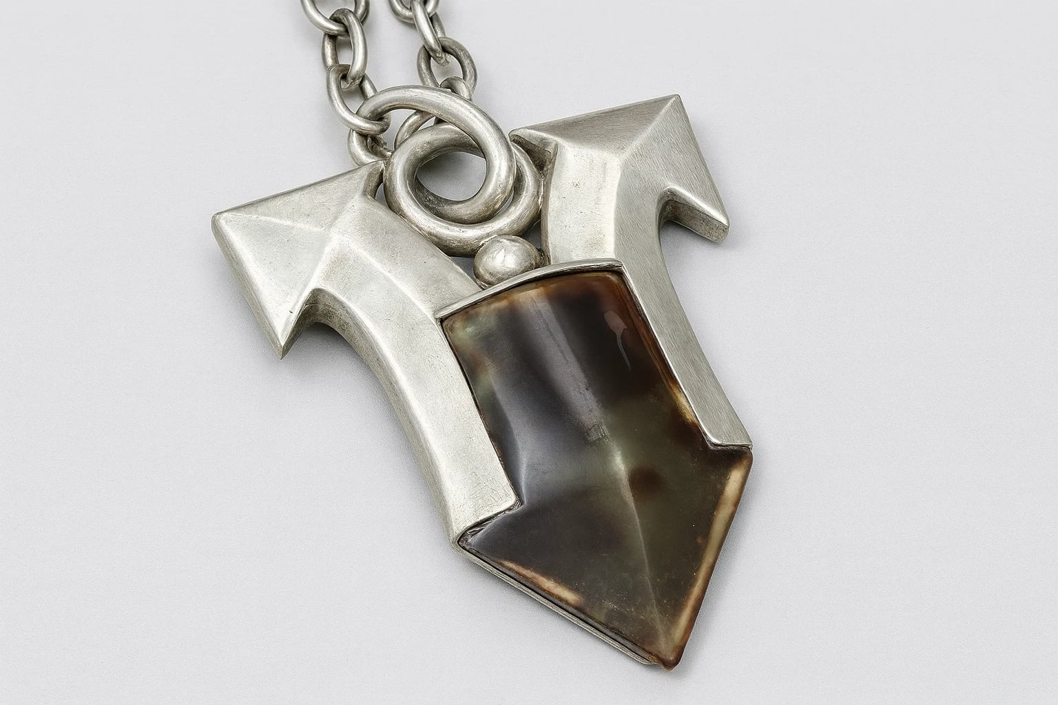 William Spratling Tortoise Shell Arrow Necklace