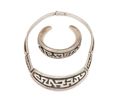 Salvador Terán Silver Shadowbox Jewelry Set