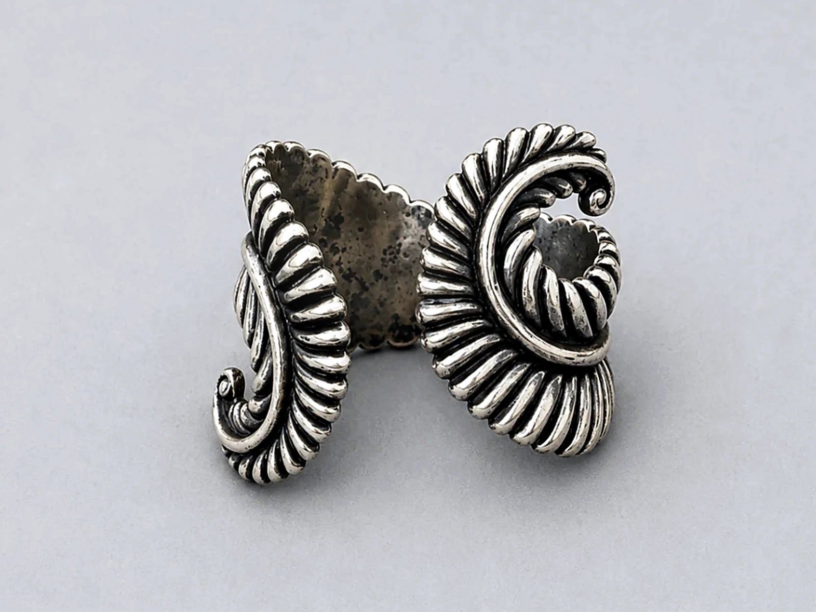 Los Castillo Feather Clamper Bracelet